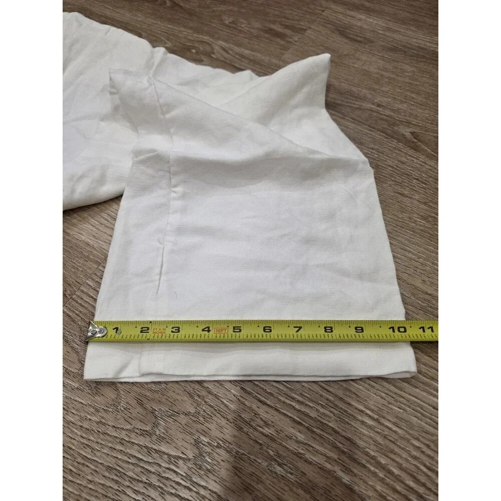 Wilfred Women's White Linen Pants Size Medium